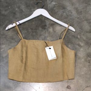 Faithfull the Brand Tops - Linen crop top Faithfull the Brand Tops - Linen crop top